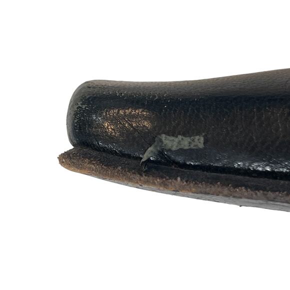 Vintage Equipe Italian Leather Square Toe Boots 3" Heel Size 36 Matrix Old Money - Picture 11 of 11